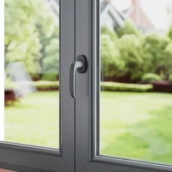 Crémone de fenêtre Govlin aluminium noir anthracite L.13cm-GoodHome Clearance