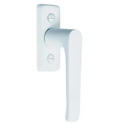 Crémone fenêtre 1/2 baton aluminium blanc- Outlet