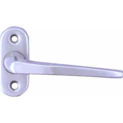 Crémone fenêtre 1/2 baton aluminium argent- Hot