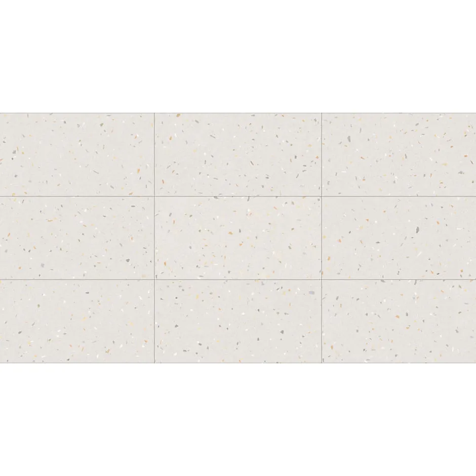Eiffel art construction Croccante-R Tutti Frutti - Carrelage aspect terrazzo 60x120 cm(vendu par boite de 1.44m2)