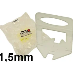 Croisillons Autonivelants 1,5 mm pour Carreaux 2 à 12,5 mm - Lot de 100 - Précision et Facilité d'Installation --Beast Clearance