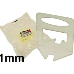 Croisillons Autonivelants 1 mm pour Carreaux 2 à 12,5 mm d'épaisseur - Lot de 100 - Précision et Facilité d'Installation --Beast Sale