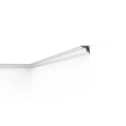 Decoflair D7 Moulure de plafond Polystyrène 45 x 40 x 2000 - 2 pièces