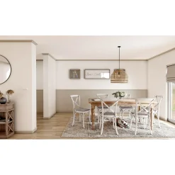 Decoflair D7 Moulure de plafond Polystyrène 45 x 40 x 2000 - 2 pièces