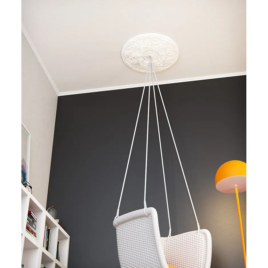 Decoflair D3 Moulure de plafond Polystyrène 33 x 33 x 2000 - 1 pièce