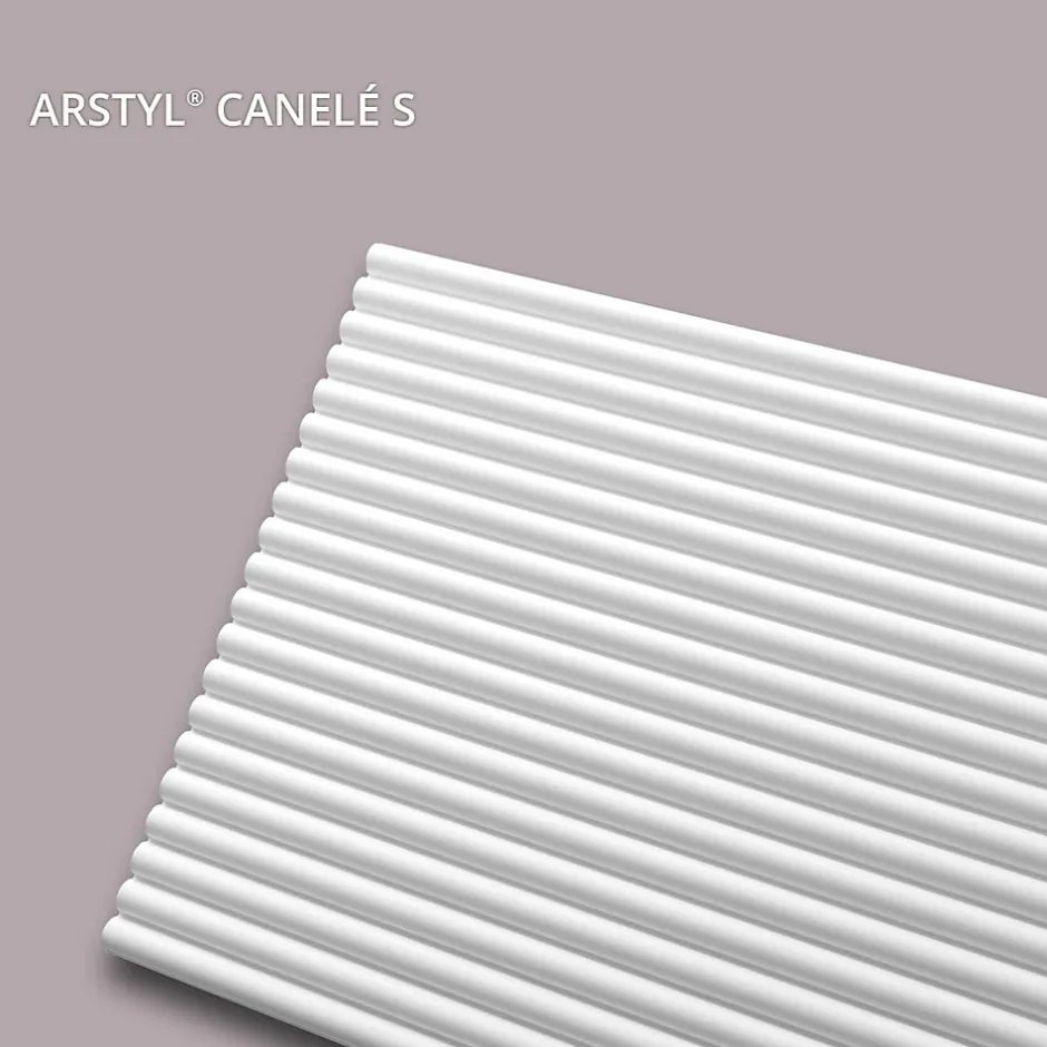 3d panneau mural NMC ARSTYL CANELÉ S Moulure en stuc Élement décorative-Noel & Marquet Best