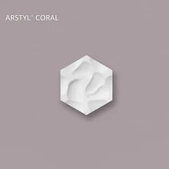 3d panneau mural NMC ARSTYL CORAL Dalle pour mur et plafond Élement décorative-Noel & Marquet Clearance