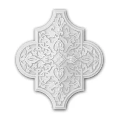 Profhome 3d panneau mural 159501 Lambris mural Élément décoratif Médaillon 39,9 x 34,9 cm