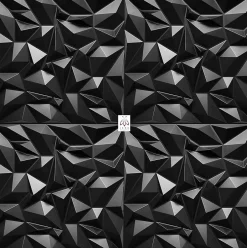 3D PVC panneaux muraux decor gaming chambre mur plafond effet 3D mirror noir plaques PVC decoration 0.25m²-Ikhemalarka Hot