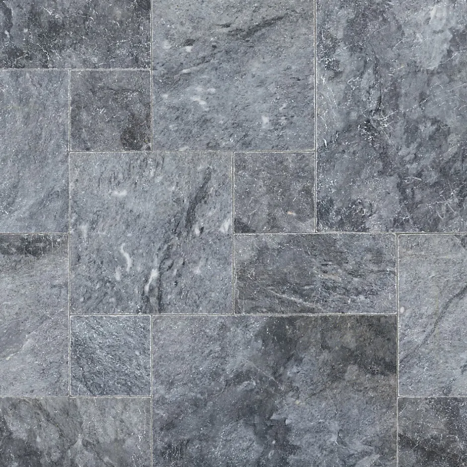 Dallage Pierre d'Adana Gris Bleu Opus 4 x1,2 cm - Intérieur et Extérieur (lot de 1,44 m² soit 2 paquets) --Ro'Ma Nature