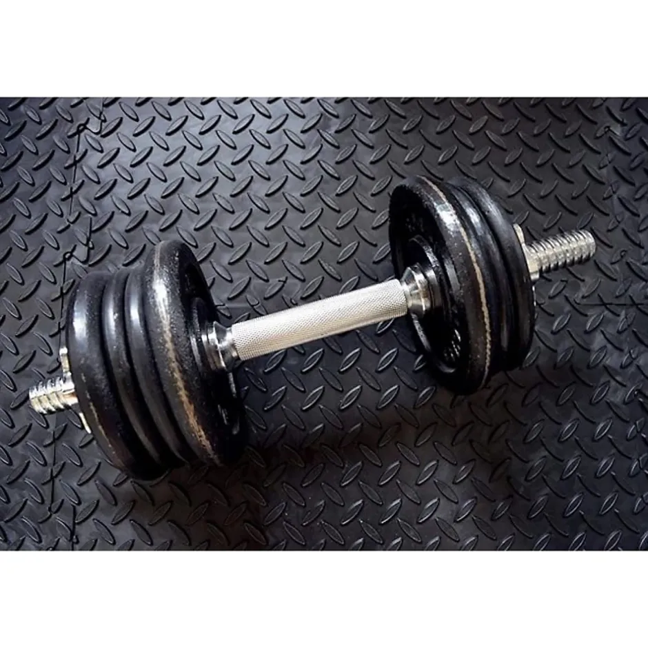 Artplast Dalle clipsable en PVC Motif "grain de riz" - Noir 50 x 50 cm