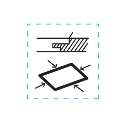 Dalle OSB 1 RL4 - 169 x 61 cm, ép.14 mm (vendue à la pièce)