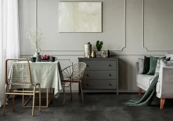 Gerflor Dalle PVC à clipser Senso Clic 3 pierre noire 38,9 x 72,9 cm