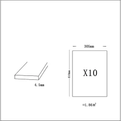 Dalle PVC clipsable Capella pierre blanche L.61 x l. 30.5cm-GoodHome Discount