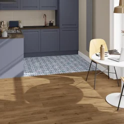 GoodHome Dalle PVC clipsable Mambo 63x32 cm décor carreaux ciment multico (vendue au carton)