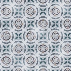 GoodHome Dalle PVC clipsable Mambo 63x32 cm décor carreaux ciment multico (vendue au carton)