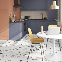 Dalle PVC clipsable Mambo 82x42 cm terrazzo (vendue au carton)-GoodHome Discount