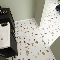 Dalle PVC clipsable Mambo 82x42 cm terrazzo (vendue au carton)-GoodHome Discount