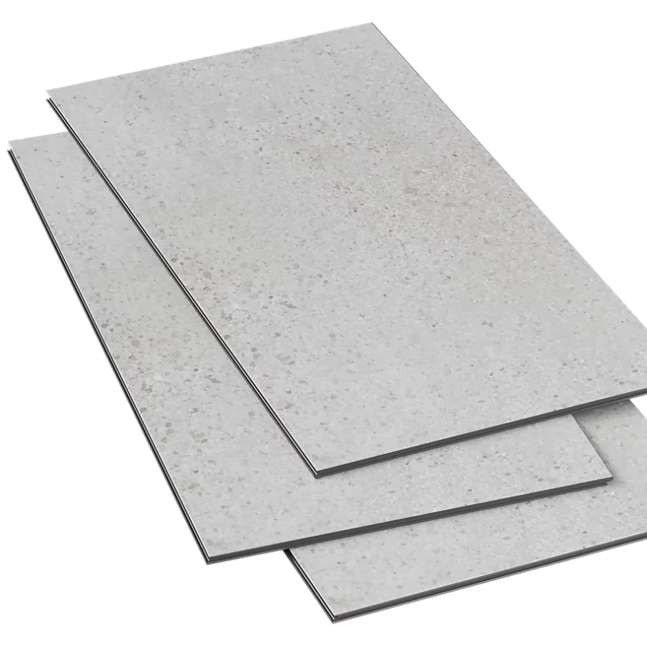 Dalle PVC clipsable Mambo L.61 x l. 30.5cm décor pierre grise (vendue au carton)-GoodHome Discount