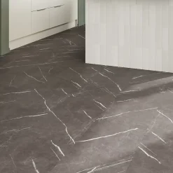 GoodHome Dalle PVC clipsable Mambo 82x42 cm marbre gris (vendue au carton)