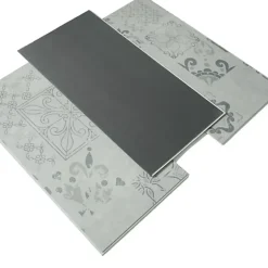 Tarkett Dalle PVC clipsable rigide Ultime Plus - Carreaux de ciment gris - Finition extra mate - Paquet de 2,253 m²