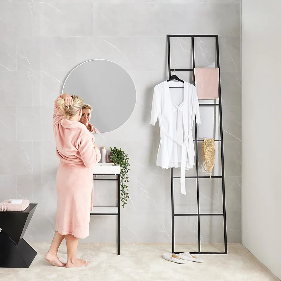 Dumaplast Dalle PVC Dumawall+ Gloss Mirandela gris brillant 37,5 x 65 cm