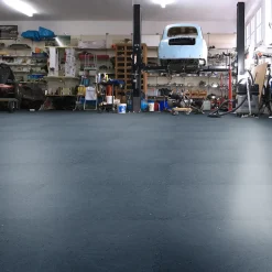 Fortelock Dalle PVC effet bleu industriel 51x51 cm