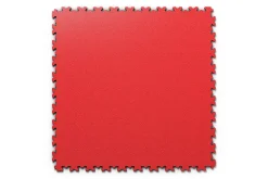 Fortelock Dalle PVC garage Industy rouge L.51 x l.51 cm