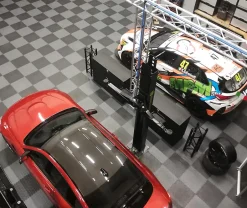 Fortelock Dalle PVC garage Industy noir L.51 x l.51 cm