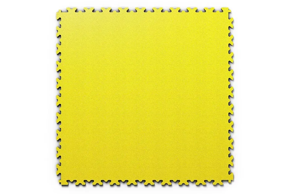 Fortelock Dalle PVC garage Industy jaune L.51 x l.51 cm