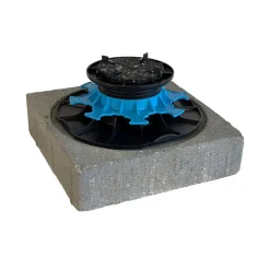 Verindal Dalle stabilisatrice pour plot - Béton - 24 x 24 x 6 cm -