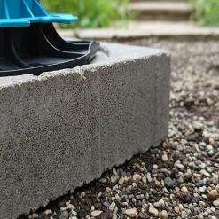 Verindal Dalle stabilisatrice pour plot - Béton - 24 x 24 x 6 cm -