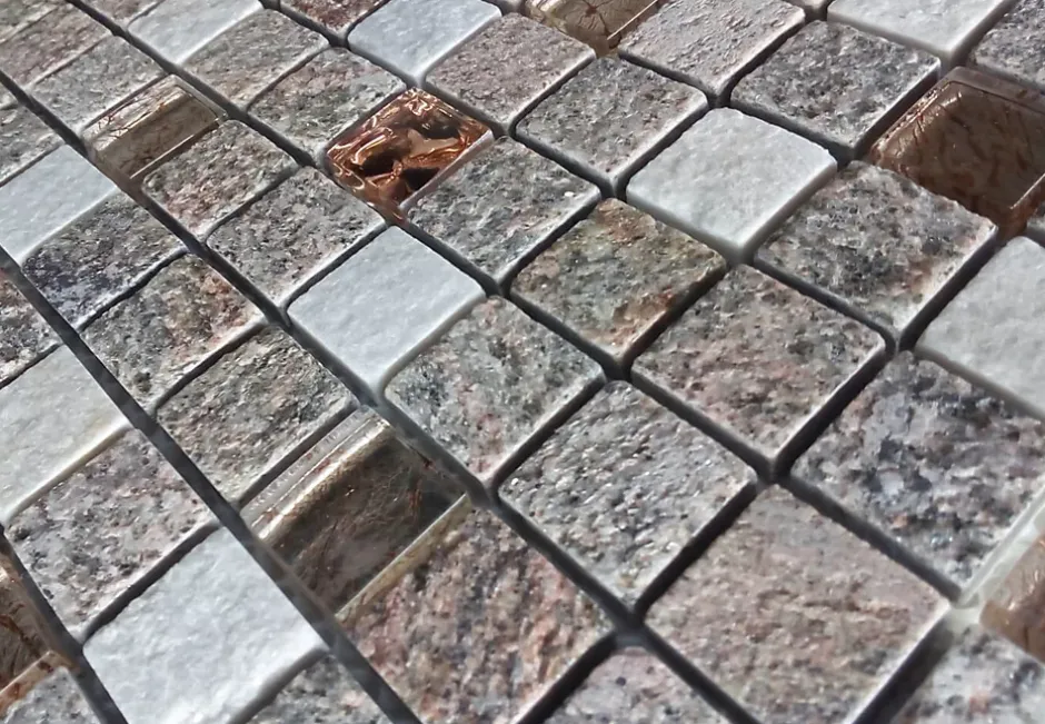 Decora Mosaicos Boite de carrelage mosaïque URALES Rose 30x30 cm