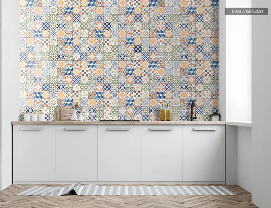 Carrelage mosaïque ARLES Noir 29x29 cm-Decora Mosaicos Discount