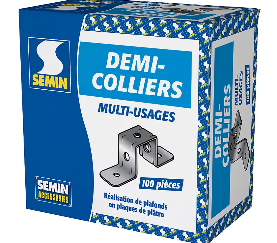 Semin Demi Collier Multi-usages , boite de 100