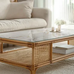 Dessus de table en verre trempé 80x60 cm Marbre élégant avec veines-Wallfluent Hot