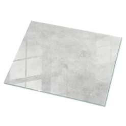 Wallfluent Dessus de table en verre trempé 80x60 cm Texture de béton avec fissures