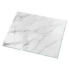 Wallfluent Dessus de table en verre trempé 80x60 cm Motif de surface en marbre