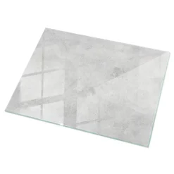 Dessus de table en verre trempé 120x80 cm Texture de béton avec fissures-Wallfluent Clearance