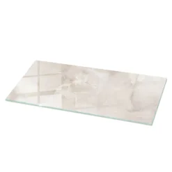 Dessus de table en verre trempé 125x50 cm Motif texturé de marbre-Wallfluent Hot