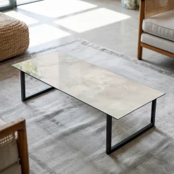 Dessus de table en verre trempé 125x50 cm Motif texturé de marbre-Wallfluent Hot