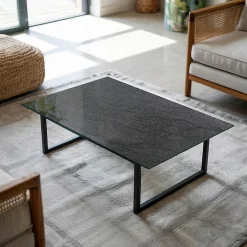 Dessus de table en verre trempé 100x70 cm Texture de pierre naturelle-Wallfluent Clearance