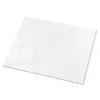 Dessus de table en verre trempé 80x60 cm Couleur blanche lisse-Wallfluent Hot
