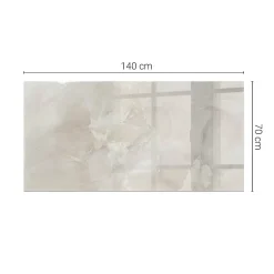 Dessus de table en verre trempé 140x70 cm Motif texturé de marbre-Wallfluent Best