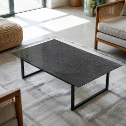 Dessus de table en verre trempé 120x80 cm Texture de pierre naturelle-Wallfluent Online