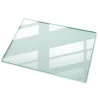 Wallfluent Dessus de table en verre trempé 100x70 cm Transparent