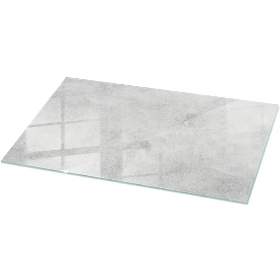 Wallfluent Dessus de table en verre trempé 140x70 cm Texture de béton avec fissures