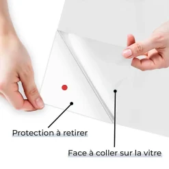 DIMEXACT - Film adhésif anti-regard mat translucide pour extérieur - 152 cm x 0.5 m - en Rouleau- Outlet