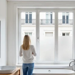 DIMEXACT - Film dépoli blanc combiné sécurité - 152 cm x 0.5 m - en Rouleau- Online