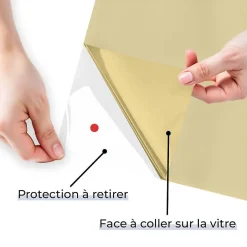 DIMEXACT - Film dépoli jaune adhésif - 152 cm x 1.5 m - en Rouleau- Online